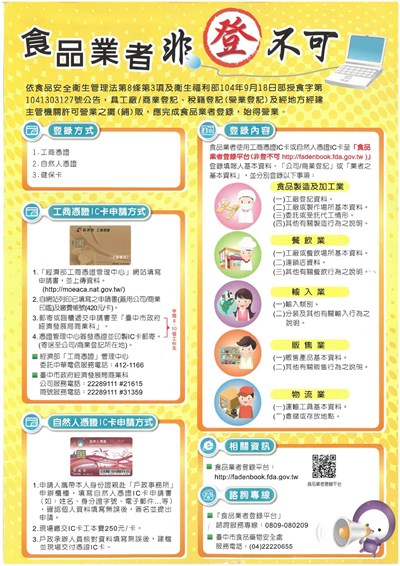 食品業者非登不可